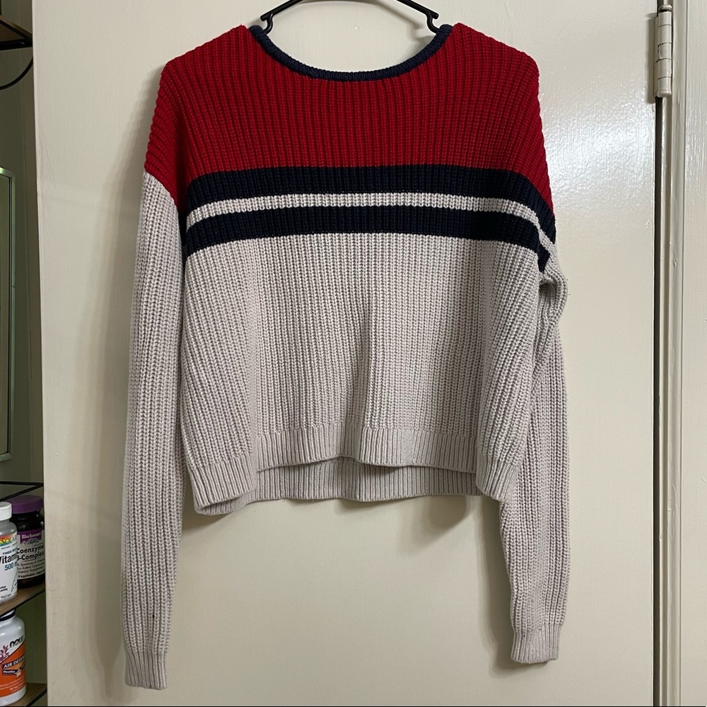 Kendall & Kylie Red White & Blue Sweater